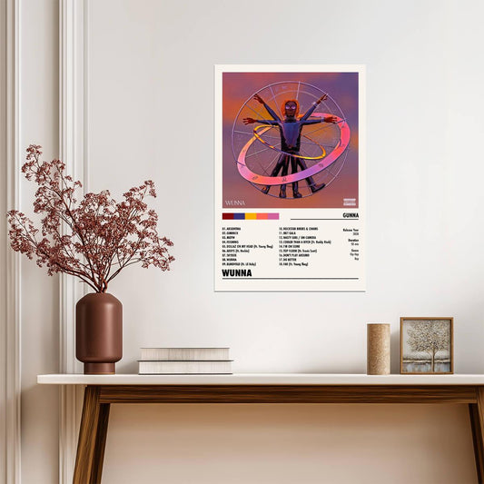 Gunna Wunna | Album Cover Poster | Minimalist Tracklist Art - Music Poster