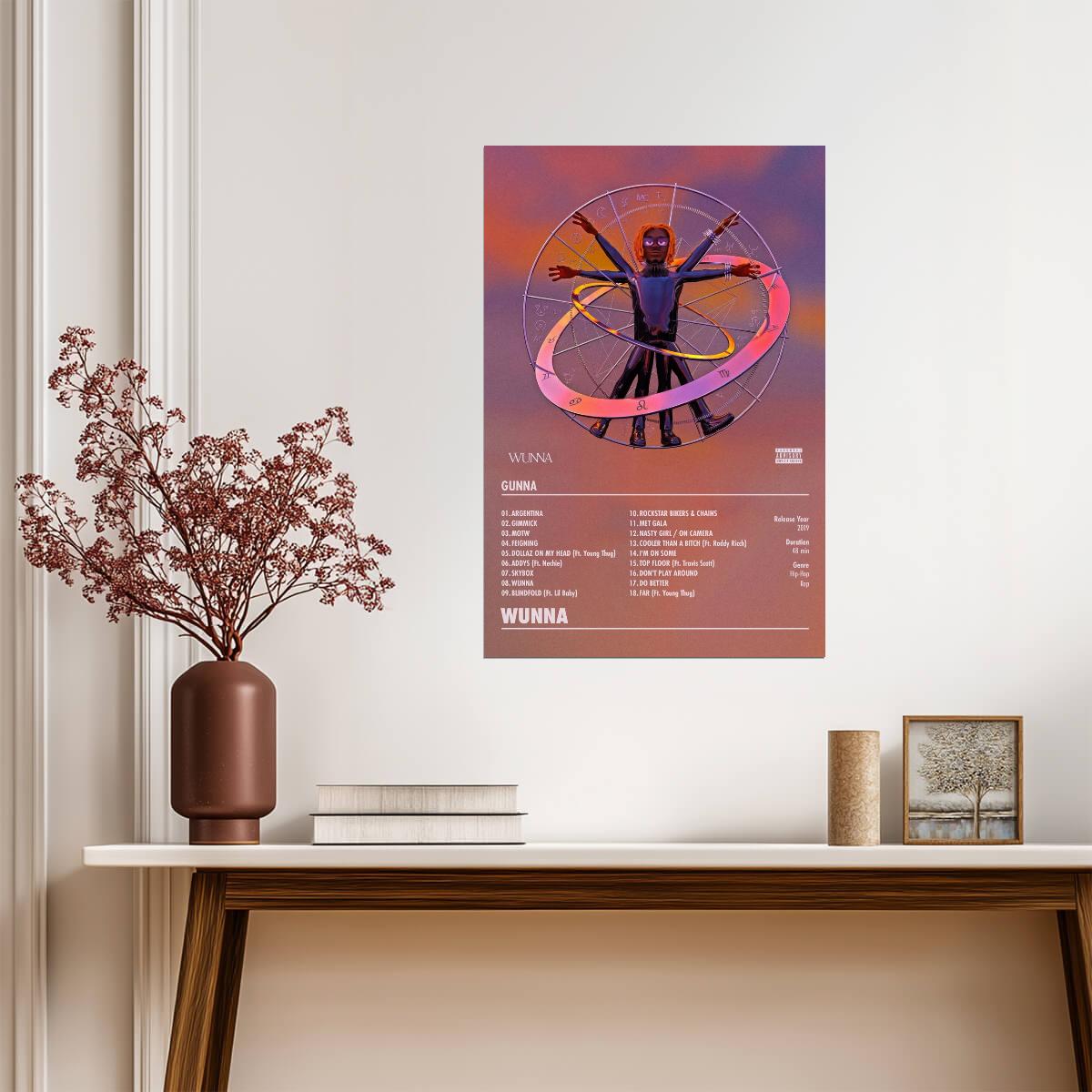 Gunna Wunna | Album Cover Poster | Aesthetic Tracklist Art - Music Poster