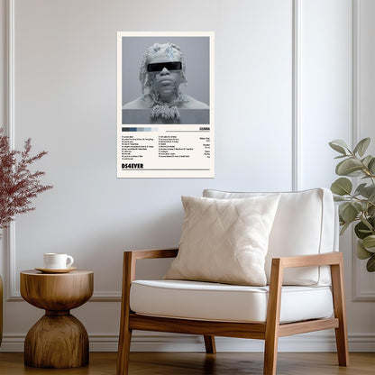 Gunna DS4Ever | Album Cover Poster | Minimalist Tracklist Art - Music Poster