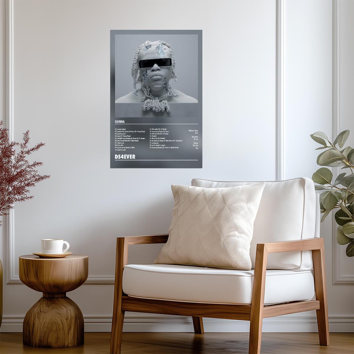 Gunna DS4Ever | Album Cover Poster | Aesthetic Tracklist Art - Music Poster