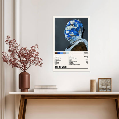Gunna One Of Wun | Album Cover Poster | Minimalist Tracklist Art - Music Poster