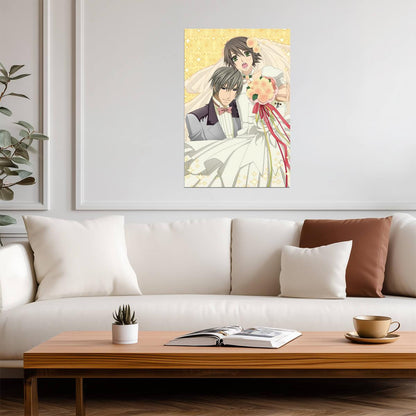 Junjou Romantica Wedding Art | Yaoi Anime Poster | Boys Love (BL) Wall Art