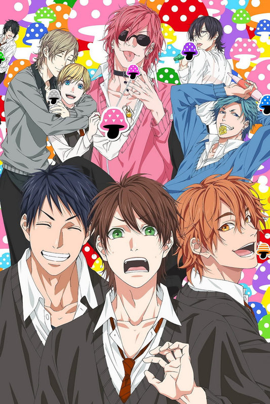 Yarichin Bitch Club Group Art | Yaoi Anime Poster | BL Manga Wall Art
