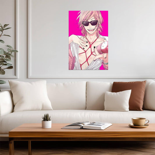 Yarichin Bitch Club Yuri Ayato Unravel | Yaoi Anime Poster | BL Wall Art