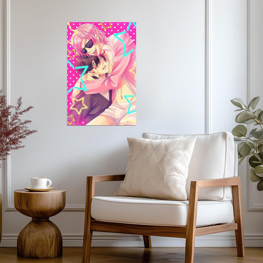 Yarichin Bitch Club Yuri & Toono | Yaoi Anime Poster | BL Wall Art