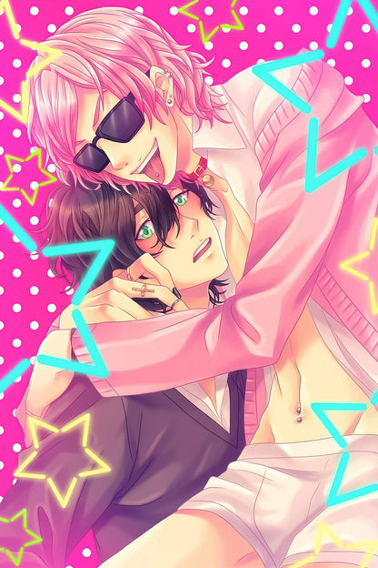 Yarichin Bitch Club Yuri & Toono | Yaoi Anime Poster | BL Wall Art
