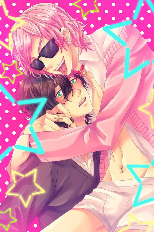 Yarichin Bitch Club Yuri & Toono | Yaoi Anime Poster | BL Wall Art