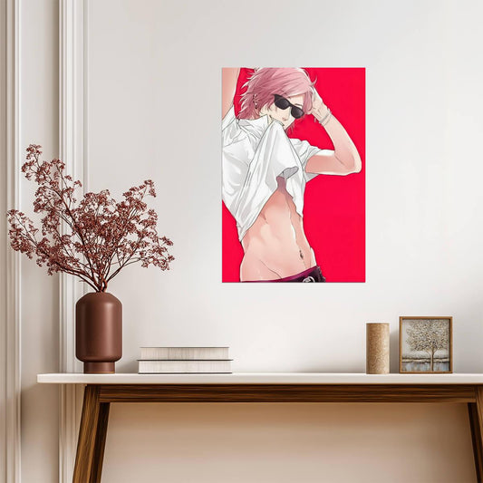 Yarichin Bitch Club Yuri Ayato Abs | Yaoi Anime Poster | BL Wall Art