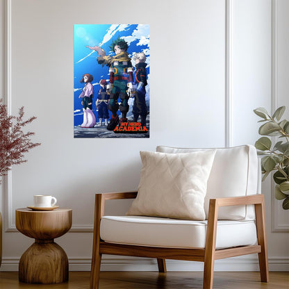 My Hero Academia Class 1-A | MHA Poster | Shonen Superhero Art