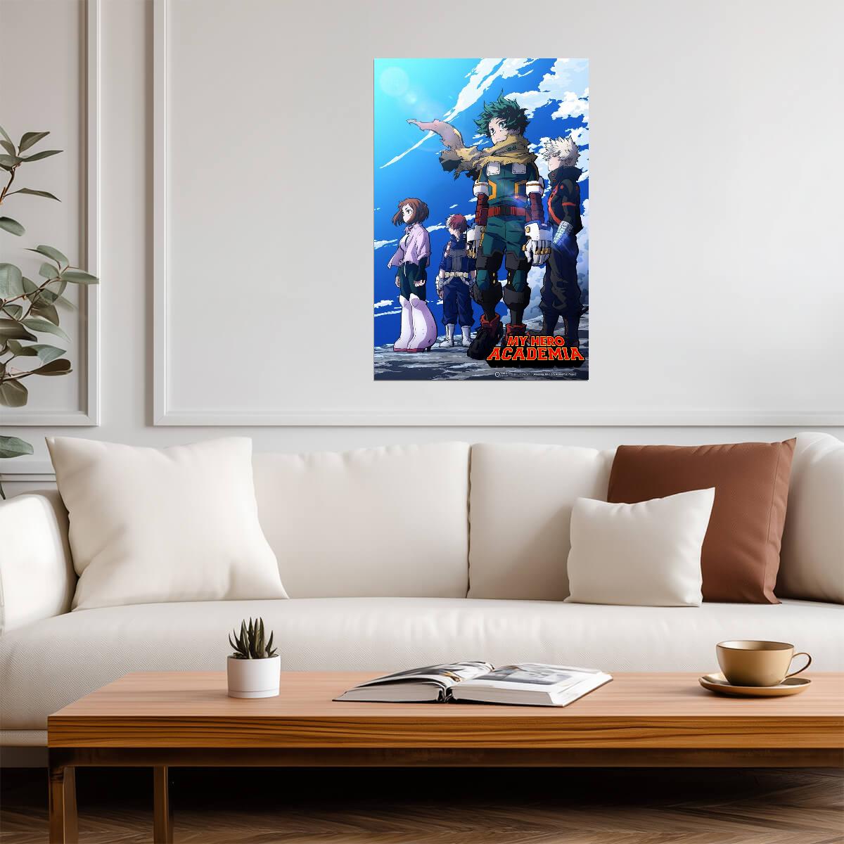 My Hero Academia Class 1-A | MHA Poster | Shonen Superhero Art