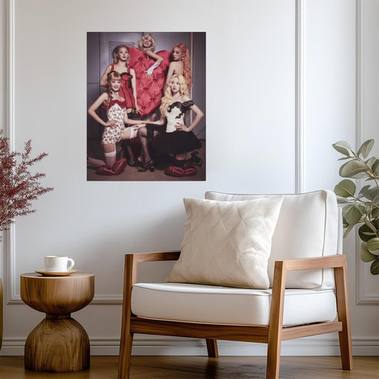 (G)I-DLE | K-Pop Group Poster | I Love Album Concept Art