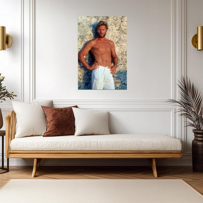 Jeff Bridges 1980s Photo | Movie Icon Poster | Vintage Photography Print