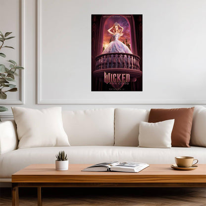 Wicked For Good Ariana Grande as Glinda | The Good Witch Poster | Fantasy Musical Film 2025 Art - Movies & TV Poster