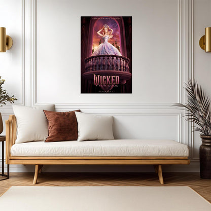 Wicked For Good Ariana Grande as Glinda | The Good Witch Poster | Fantasy Musical Film 2025 Art - Movies & TV Poster
