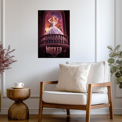 Wicked For Good Ariana Grande as Glinda | The Good Witch Poster | Fantasy Musical Film 2025 Art - Movies & TV Poster