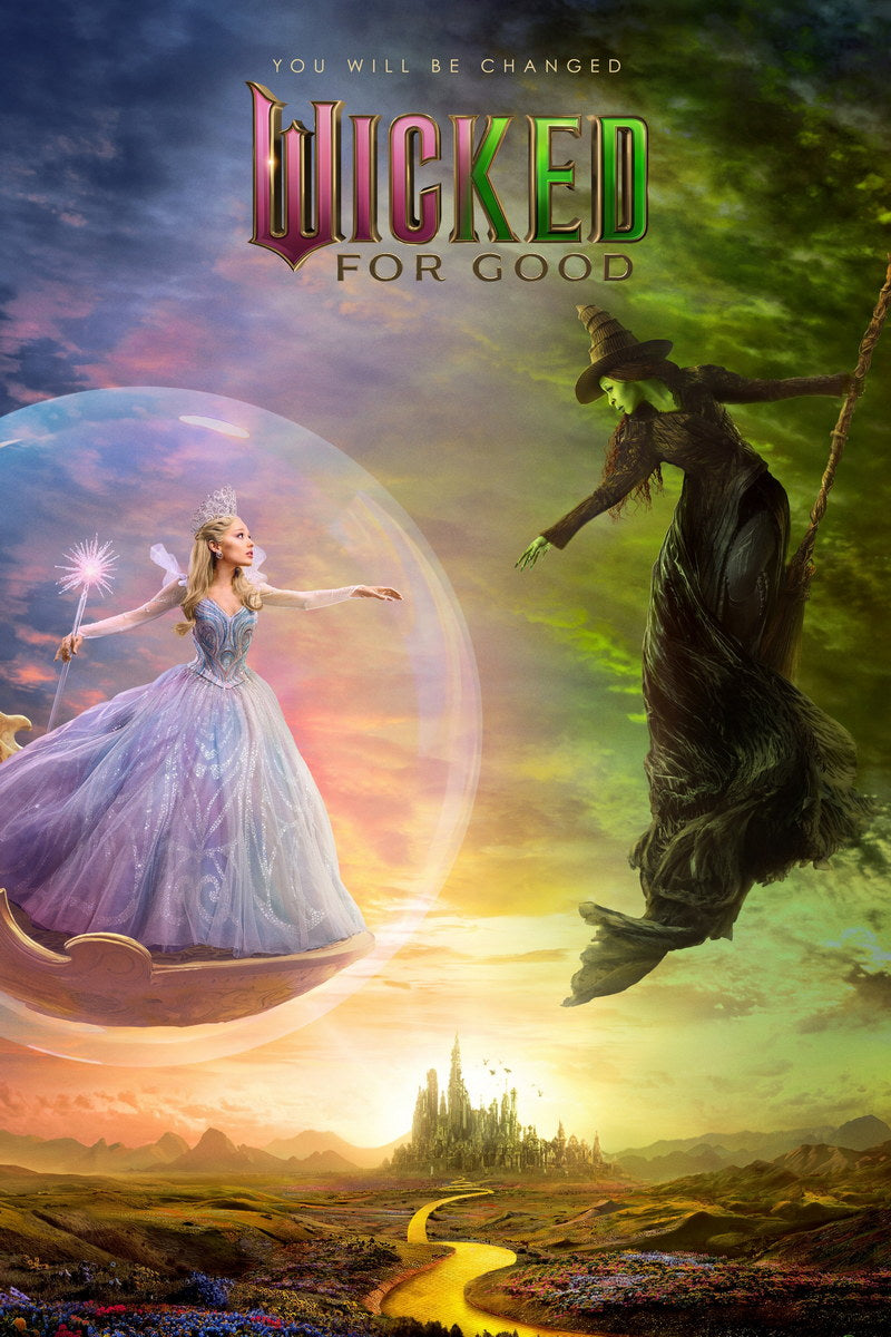 Wicked For Good Glinda & Elphaba Opposing Forces | Fantasy Musical Poster | Good vs Wicked Art Print - Movies & TV Poster