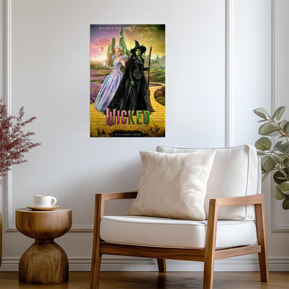 Wicked For Good Glinda & Elphaba Together | Ariana Grande & Cynthia Erivo Poster | Fantasy Musical Friendship Art - Movies & TV Poster