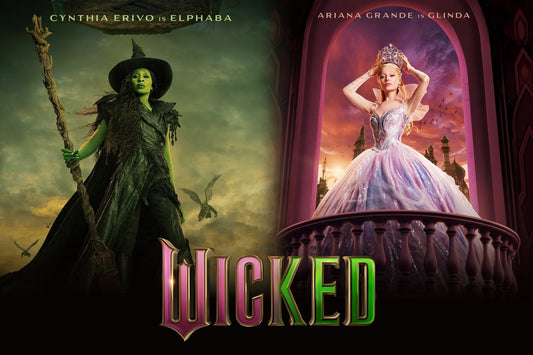 Wicked For Good Elphaba & Glinda Split Screen | Good vs Wicked Poster | Fantasy Musical Character Art - Movies & TV Poster