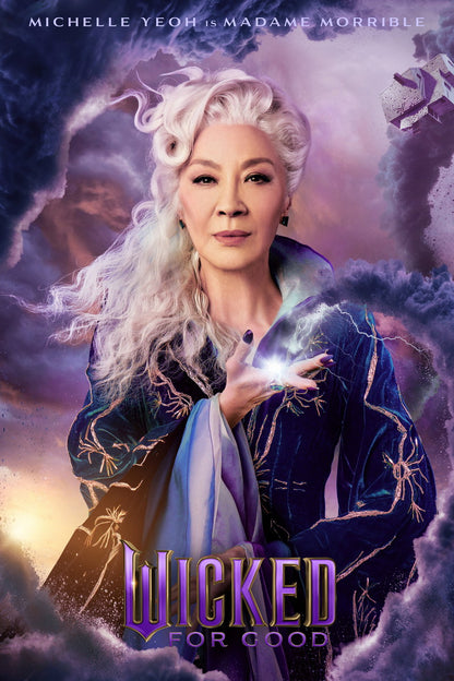 Wicked For Good Michelle Yeoh as Madame Morrible | Character Movie Poster | Fantasy Film Art - Movies & TV Poster