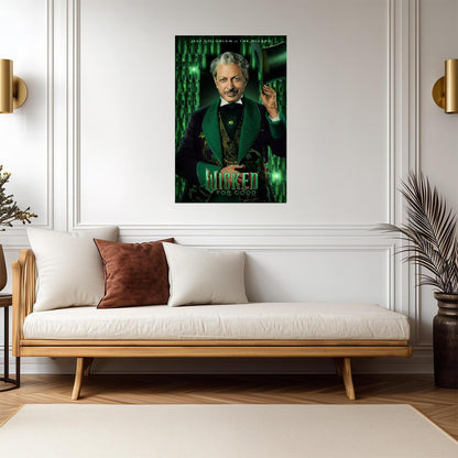 Wicked For Good Jeff Goldblum as The Wizard | Character Movie Poster | Wicked Part Two Film Art - Movies & TV Poster