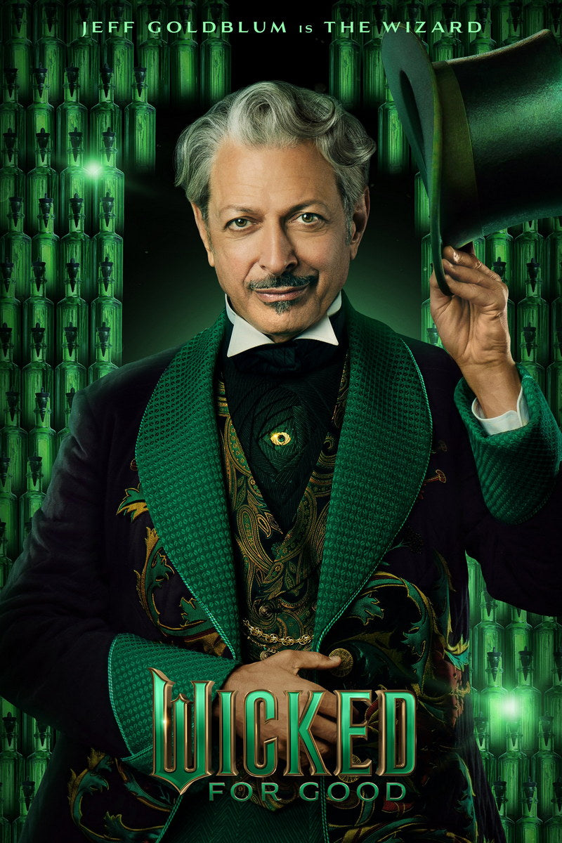 Wicked For Good Jeff Goldblum as The Wizard | Character Movie Poster | Wicked Part Two Film Art - Movies & TV Poster