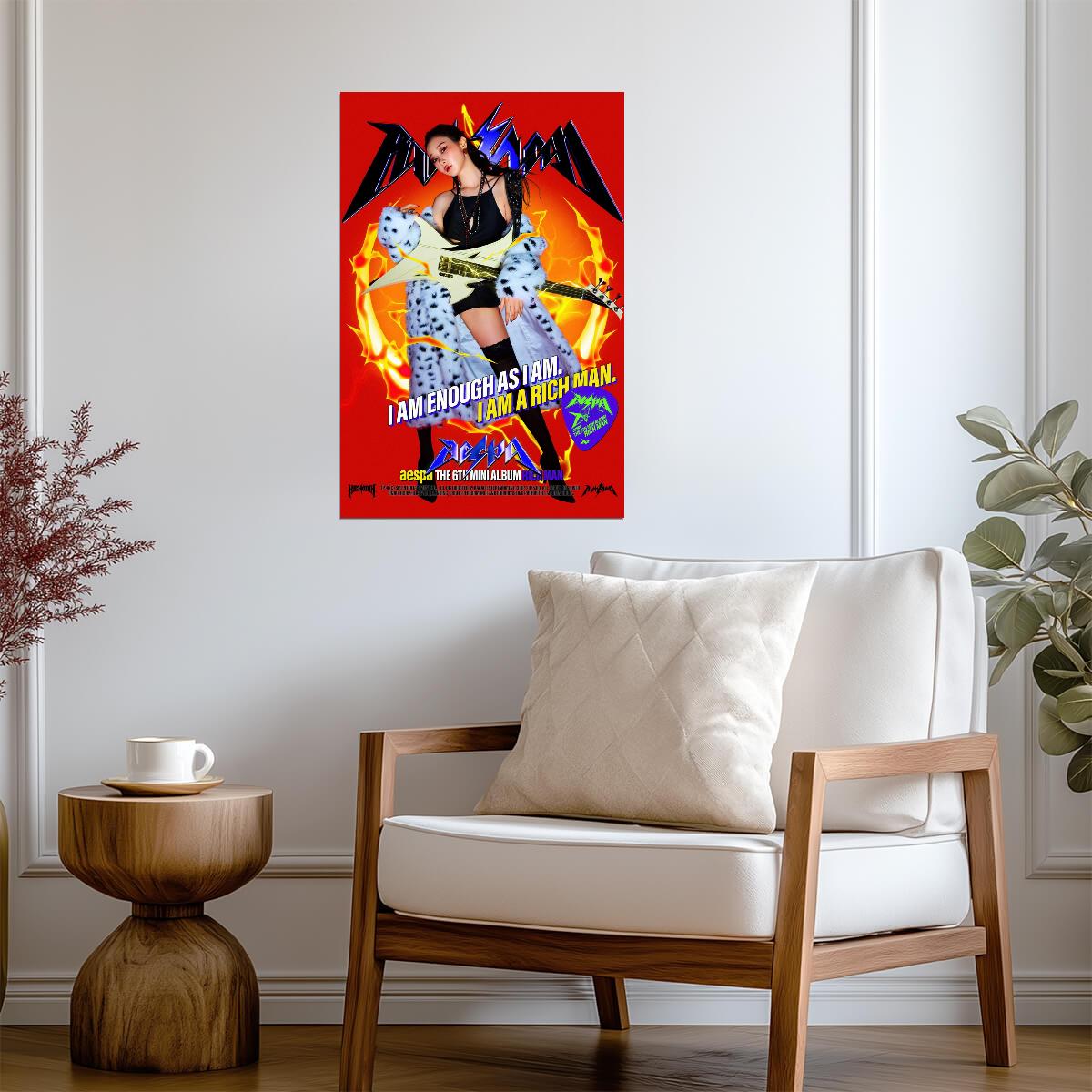 aespa Giselle | Rich Man Poster 2 | Vibrant Concept Art - Music Poster