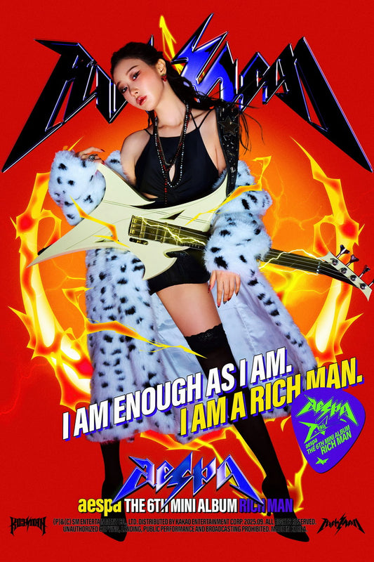 aespa Giselle | Rich Man Poster 2 | Vibrant Concept Art - Music Poster