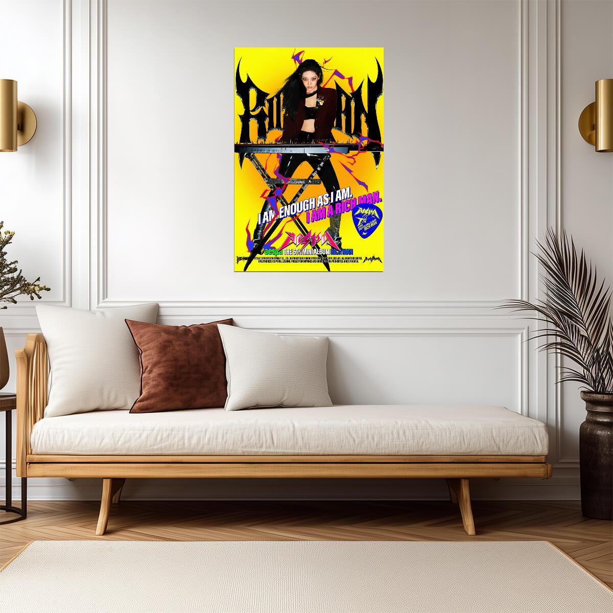 aespa NingNing | Rich Man Poster 2 | New Release Print - Music Poster