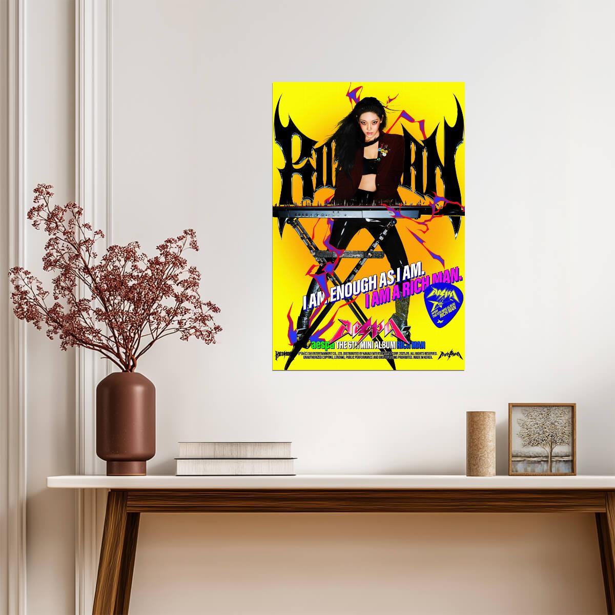 aespa NingNing | Rich Man Poster 2 | New Release Print - Music Poster