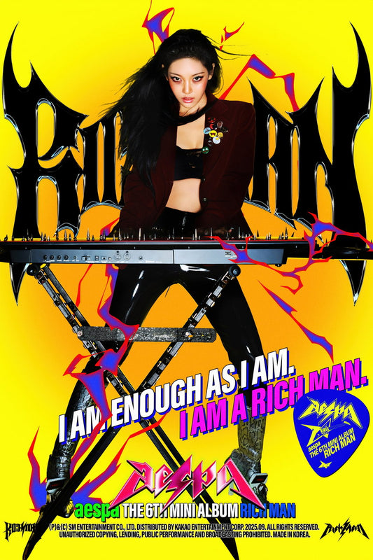 aespa NingNing | Rich Man Poster 2 | New Release Print - Music Poster
