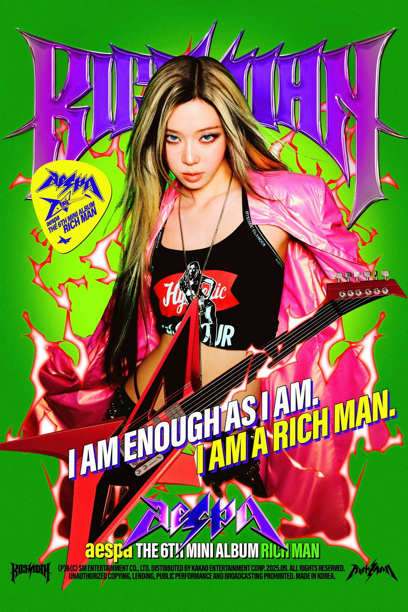 aespa Winter | Rich Man Poster 2 | Energy Version Art - Music Poster