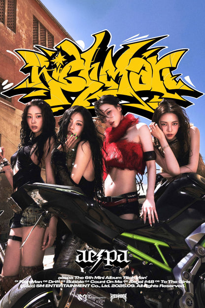aespa Group | Rich Man Poster 2 | Vibrant Burst Art - Music Poster