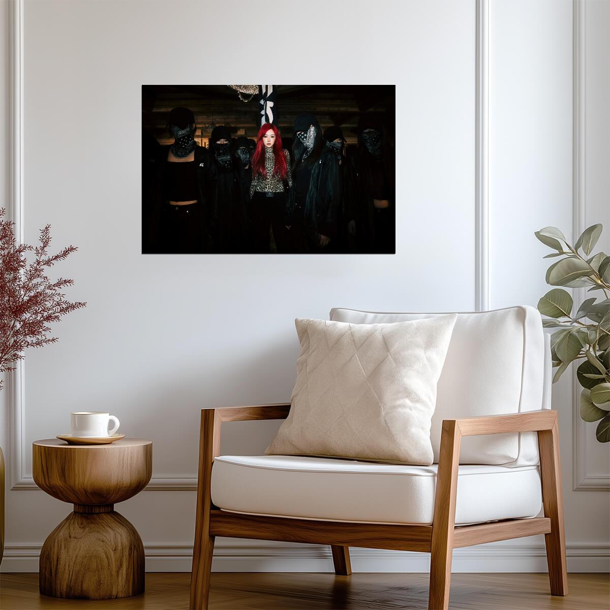 aespa Giselle | Dirty Code Poster | Neutral Tone Art - Music Poster