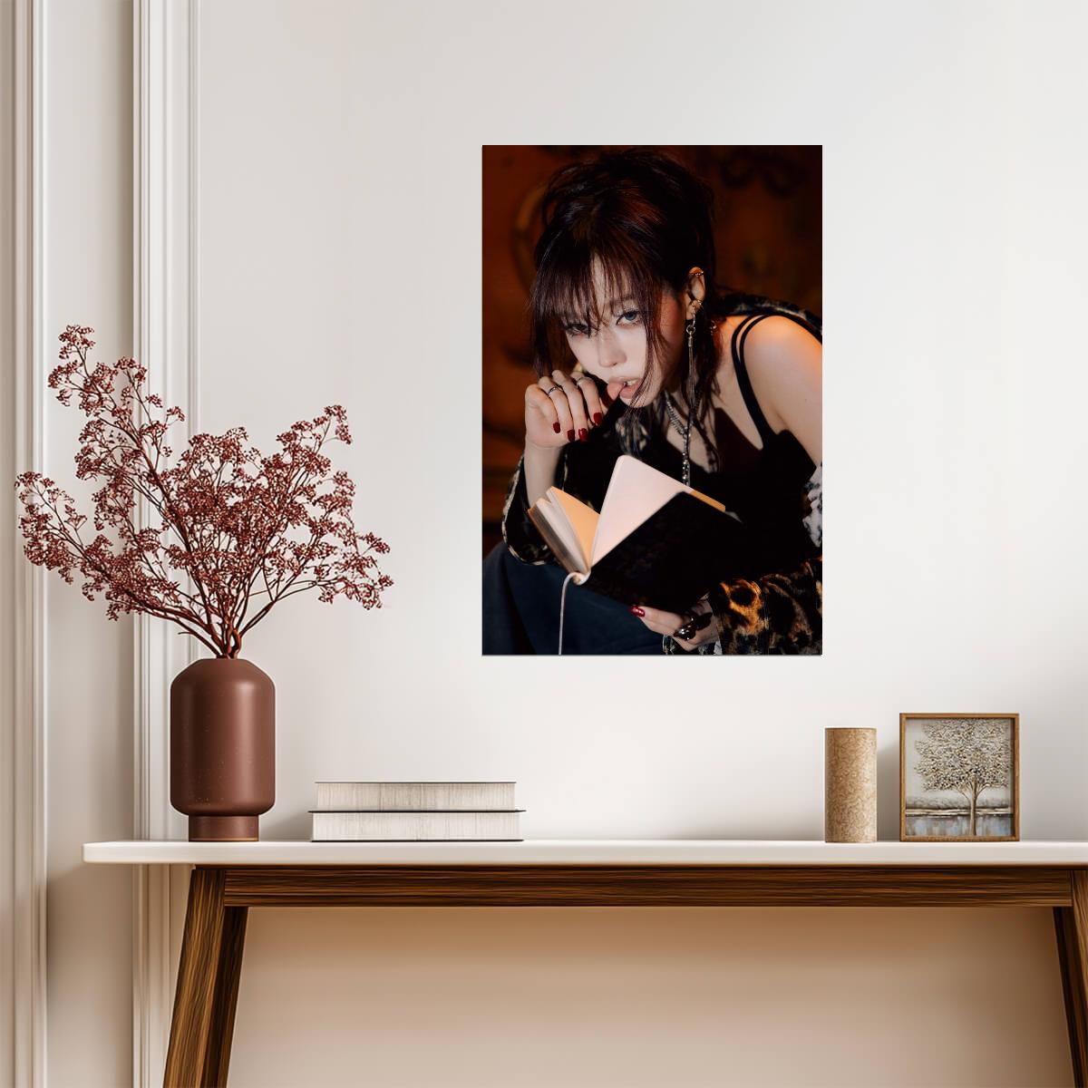 aespa Winter | Dirty Code Photo | Warm Tone Poster - Music Poster