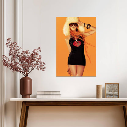 aespa Giselle | Dirty Worker Poster | Vibrant Concept - Music Poster