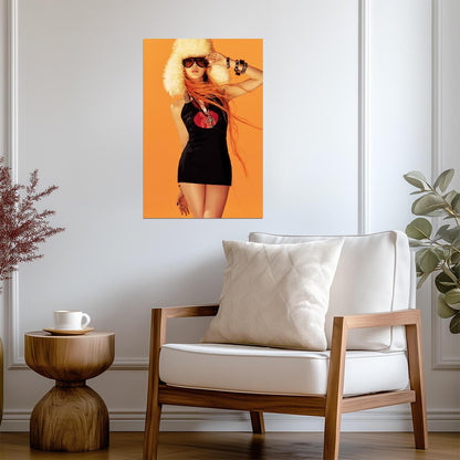 aespa Giselle | Dirty Worker Poster | Vibrant Concept - Music Poster