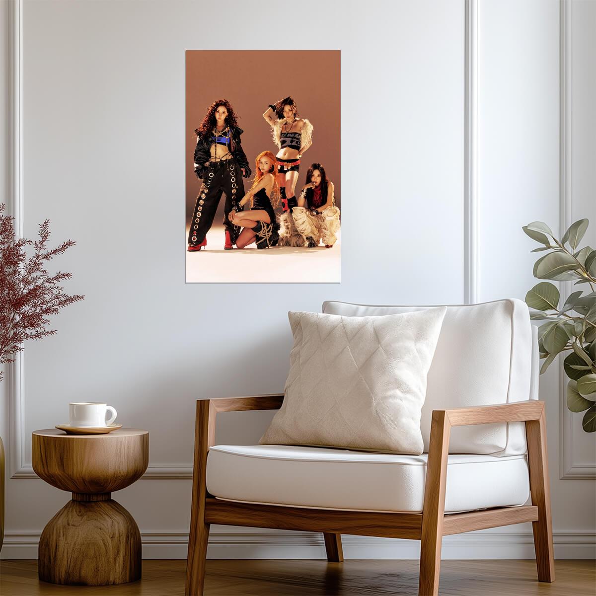 aespa Group | Dirty Worker Poster | Warm Tone Decor - Music Poster