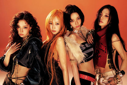 aespa Group | Dirty Worker Concept | Authentic Poster - Music Poster