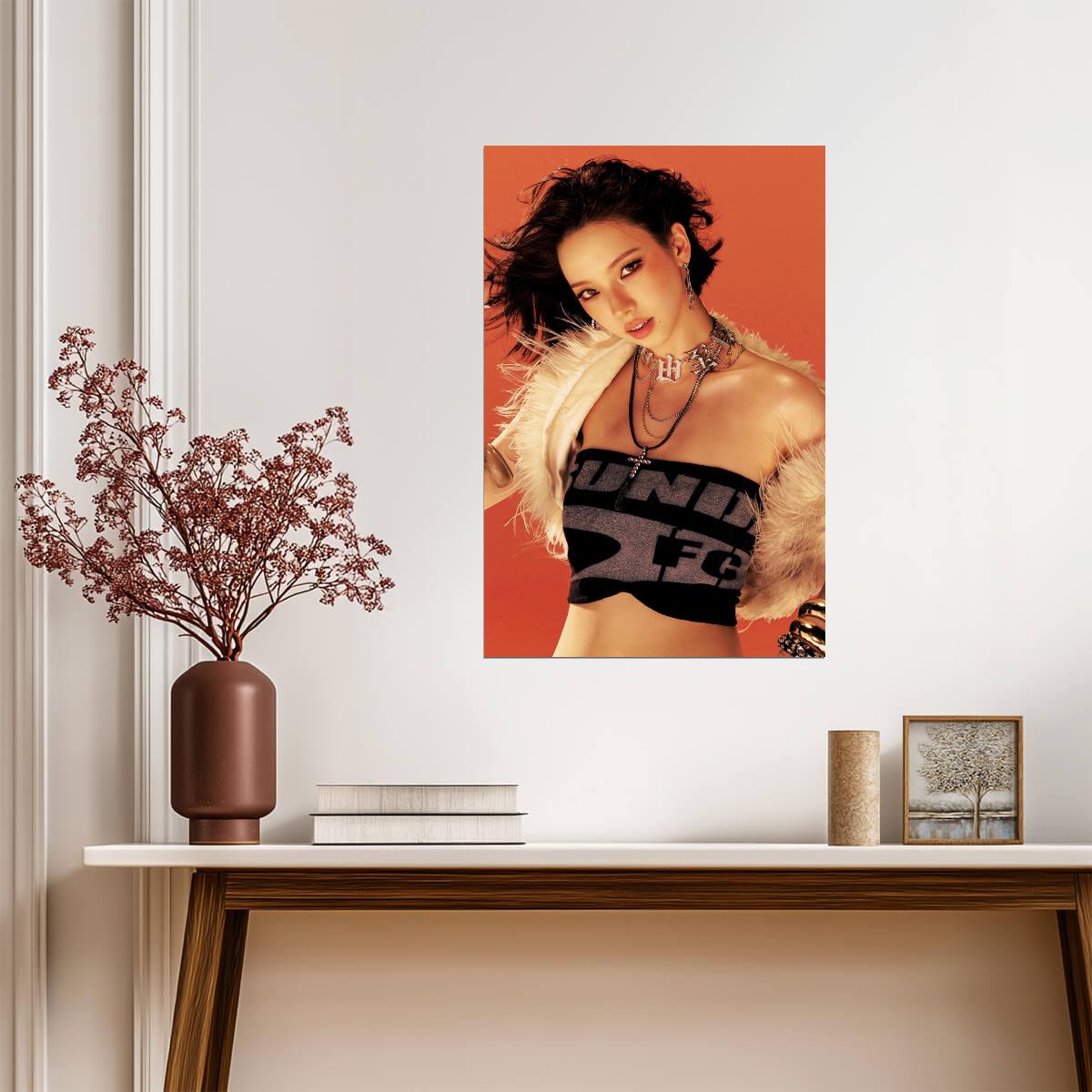aespa Karina | Dirty Worker Art | Warm Concept Poster - Music Poster