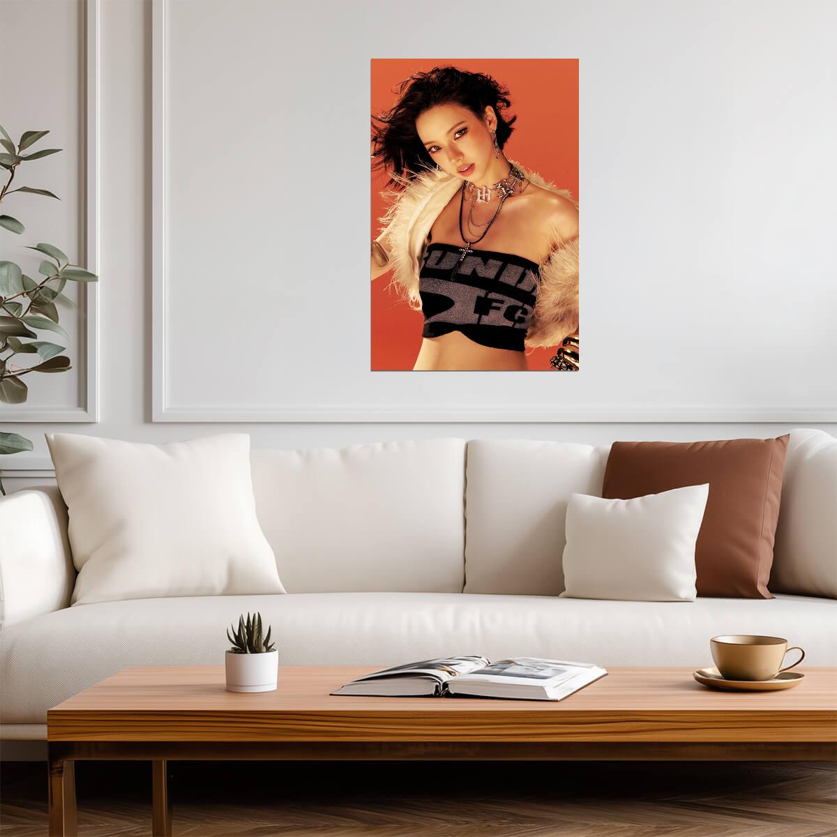 aespa Karina | Dirty Worker Art | Warm Concept Poster - Music Poster