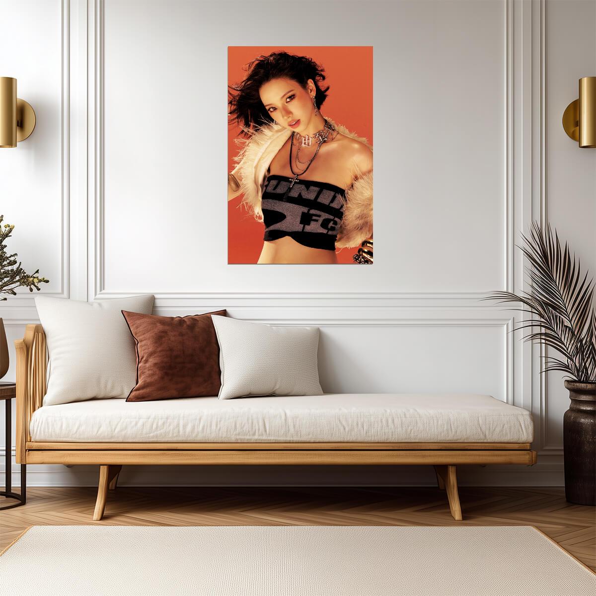 aespa Karina | Dirty Worker Art | Warm Concept Poster - Music Poster