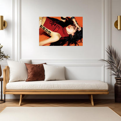 aespa NingNing | Dirty Worker Art | Warm Tone Poster - Music Poster