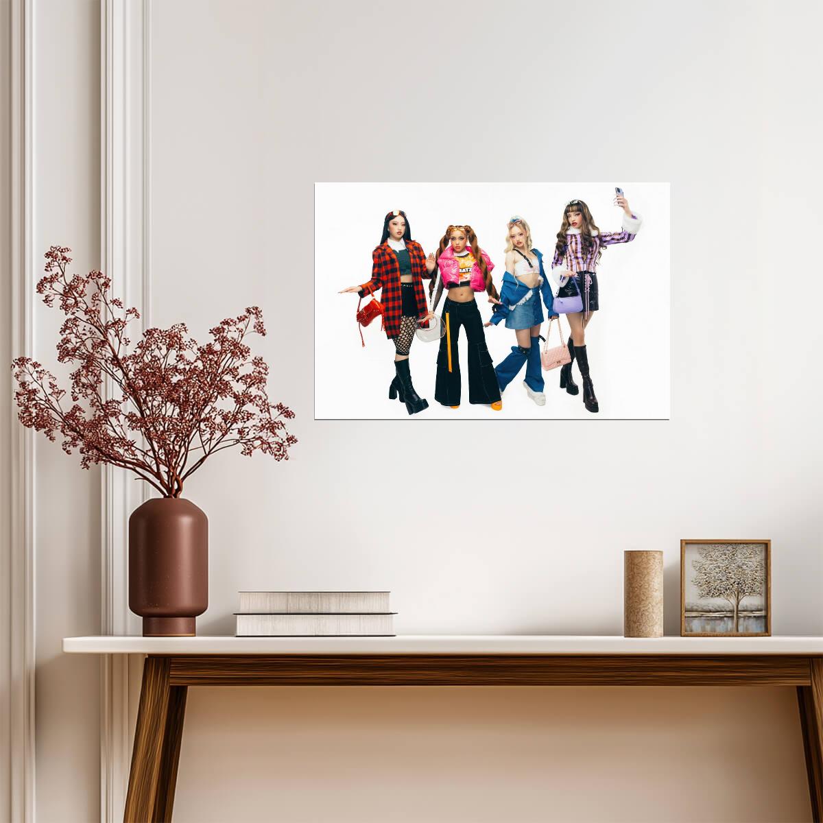 Girlset Group | Halloween Concept | Bratz Style Poster - Music Poster