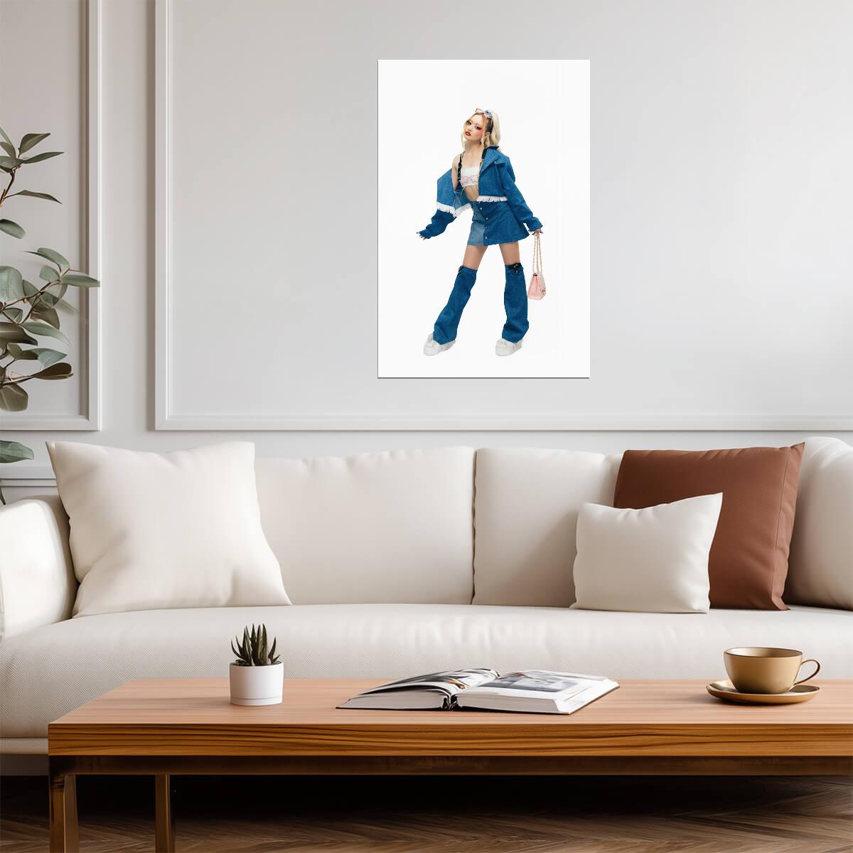 Girlset Kendall | Halloween Art | K-pop Costume Poster - Music Poster