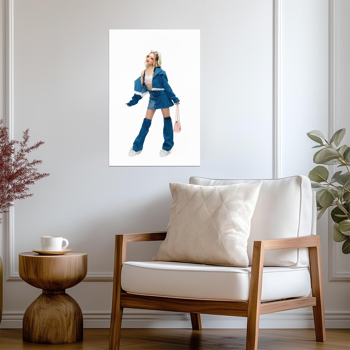 Girlset Kendall | Halloween Art | K-pop Costume Poster - Music Poster