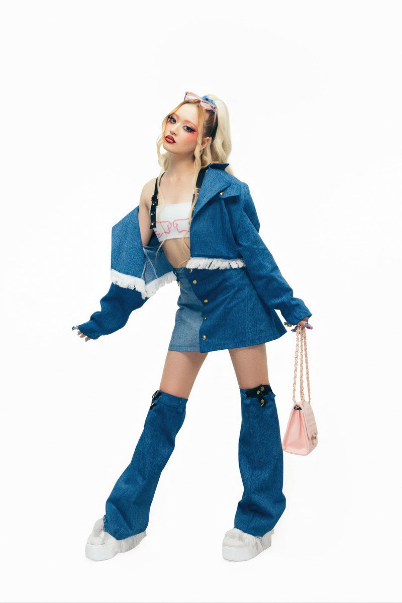 Girlset Kendall | Halloween Art | K-pop Costume Poster - Music Poster