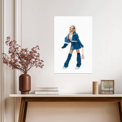 Girlset Kendall | Halloween Art | K-pop Costume Poster - Music Poster