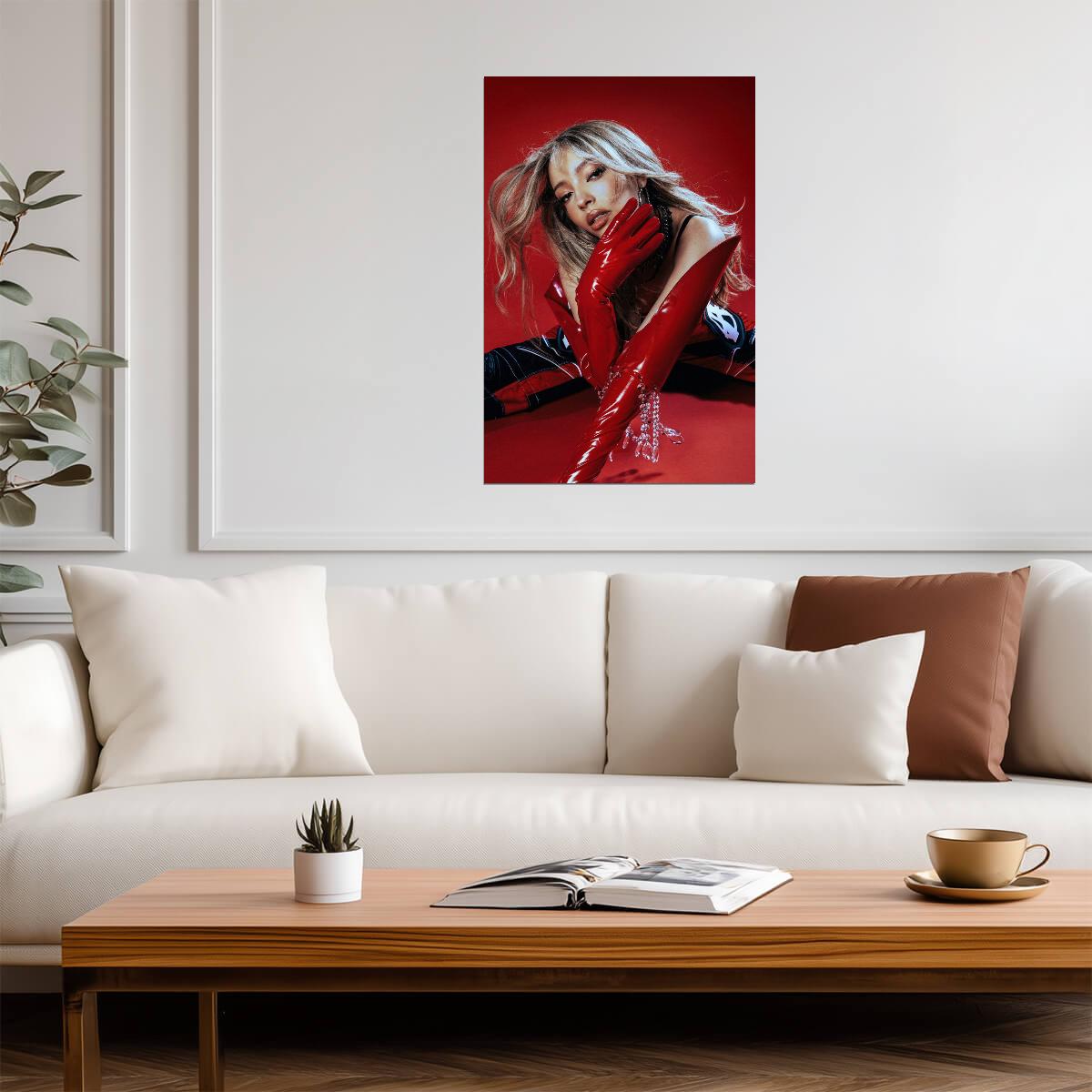 Girlset Camila | Commas Concept | Warm Tone Poster - Music Poster