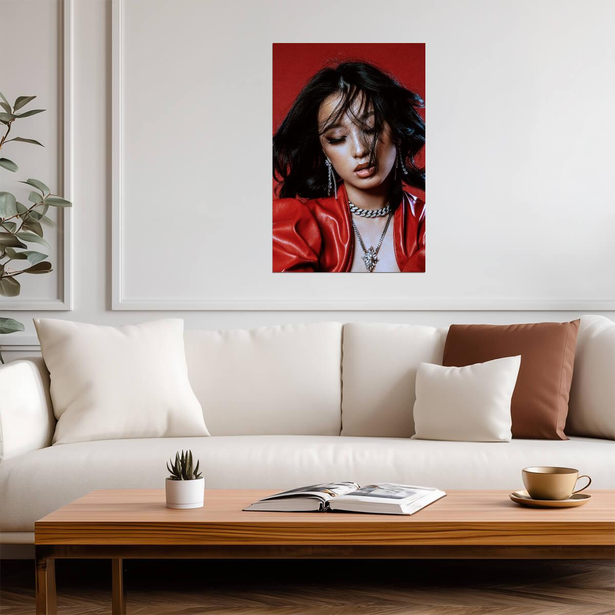 Girlset Lexi | Commas Poster | Photoshoot Print - Music Poster