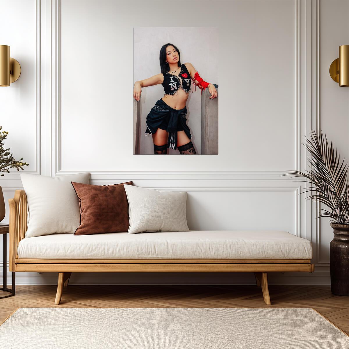 Girlset Lexi | Commas Art | K-pop Fan Poster - Music Poster